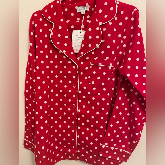 ❤️ NWT Pajamagram polka dot flannel pajamas - Picture 2 of 10
